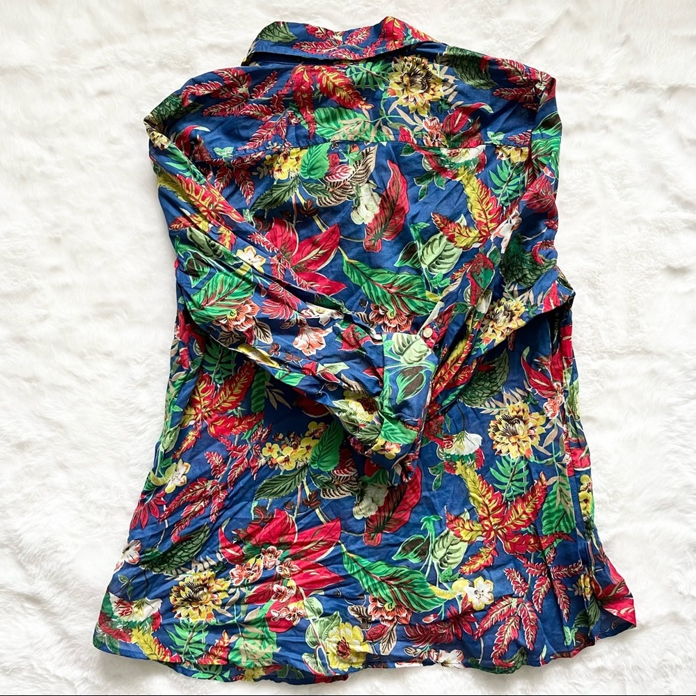 TALBOTS TROPICAL HAWAIIAN PRINT TOP NWT AND SKIRT Resort Vacation Date - Picture 6 of 12